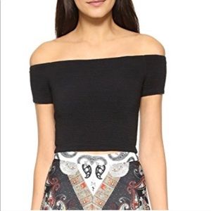 NWT Alice and Olivia Gracelyn Off-the-Shoulder S